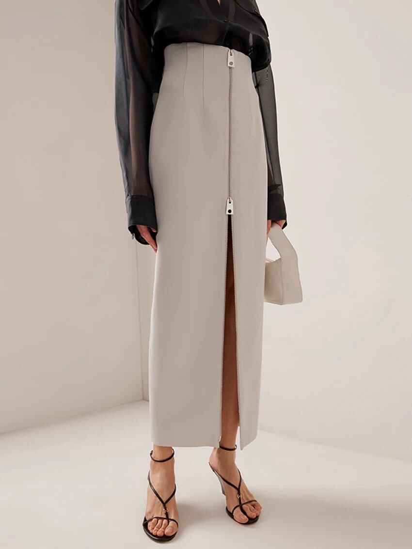 O'Reilly חצאית בשילוב רוכסן